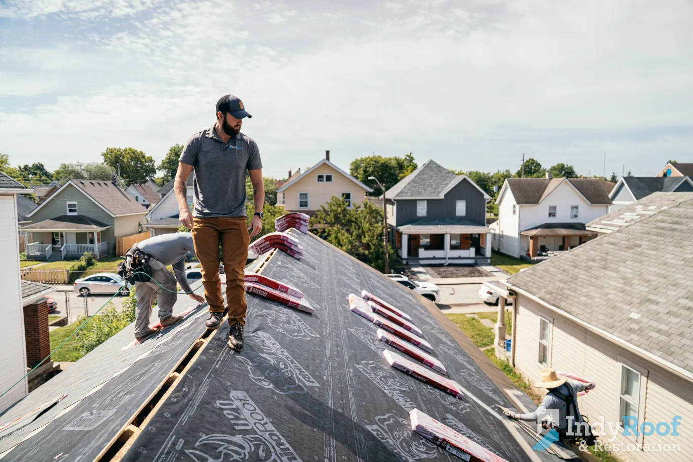 Manufacturer-certified roof installation in Shelburn